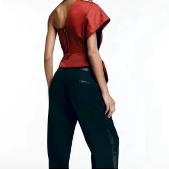 H&M BOW-FRONT TOP RED - Picture 5 of 12